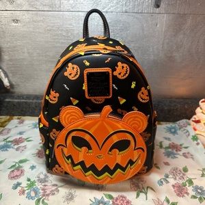 Loungefly Disney The Nightmare Before Christmas Jack-o-Lantern Scary Teddy NEW